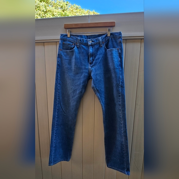 Men's Levi's 513 Slim Straight Jeans Size W33 x L32 - Picture 11 of 13